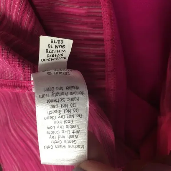 Athleta pink racerback mesh tank top Sz XS - Picture 7 of 7